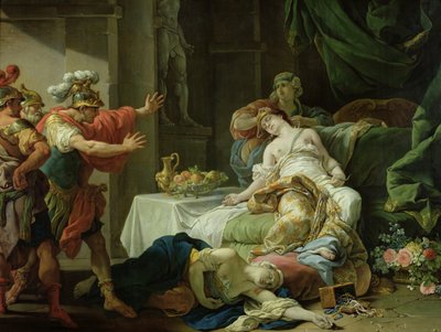 1755年克利奥帕特拉之死 作者 Louis Jean François Lagrenée
